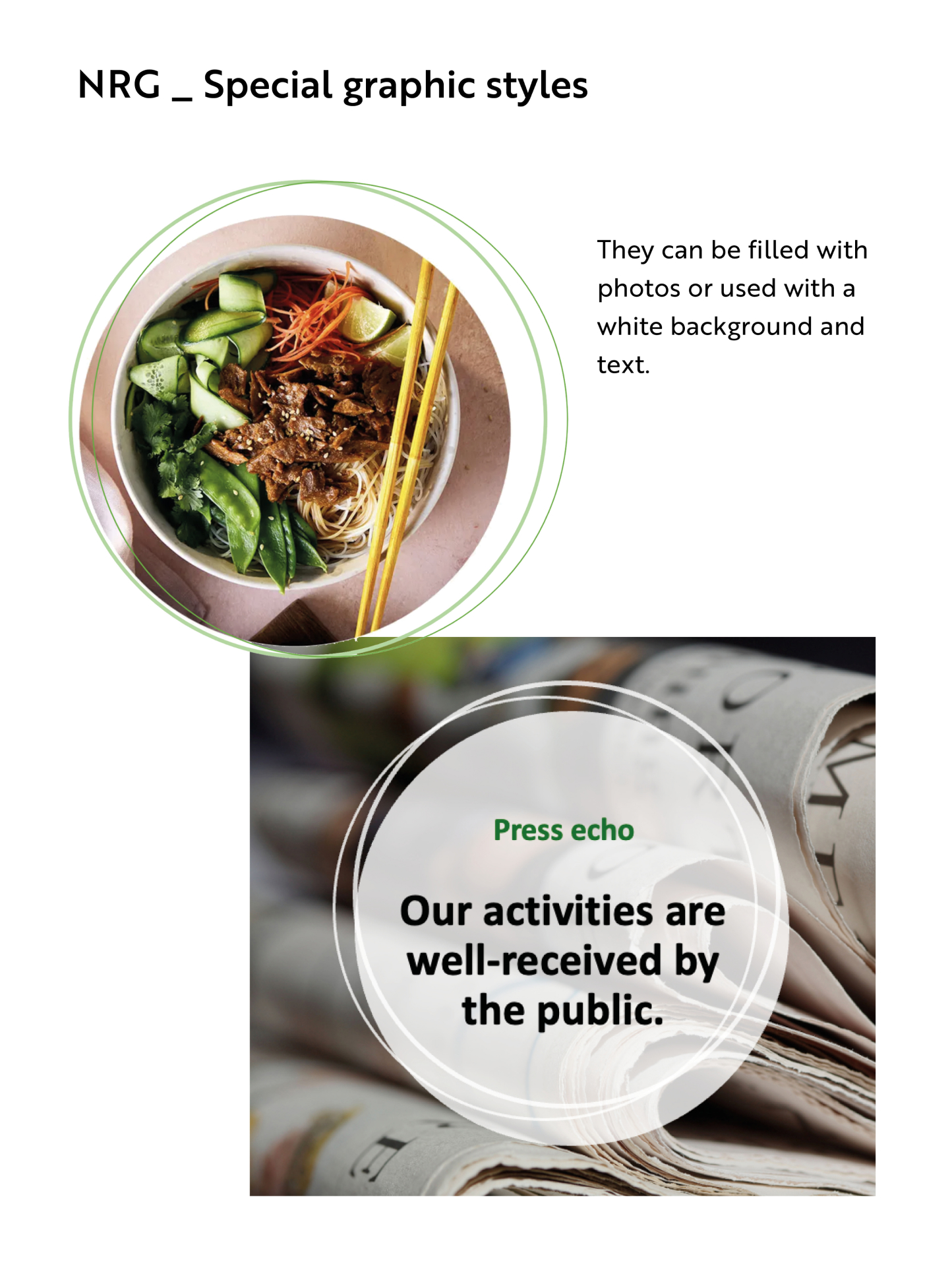 NRG Special graphic styles - part one NRG Special graphic styles - part one